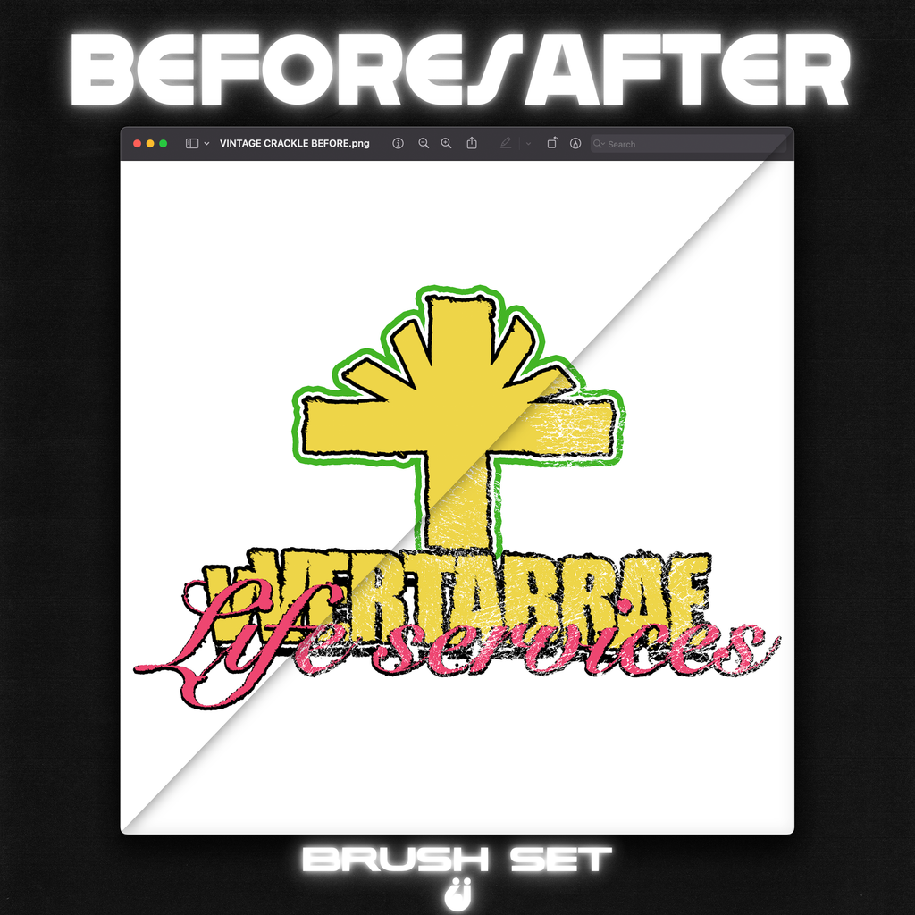 Vintage Crackle Brushes