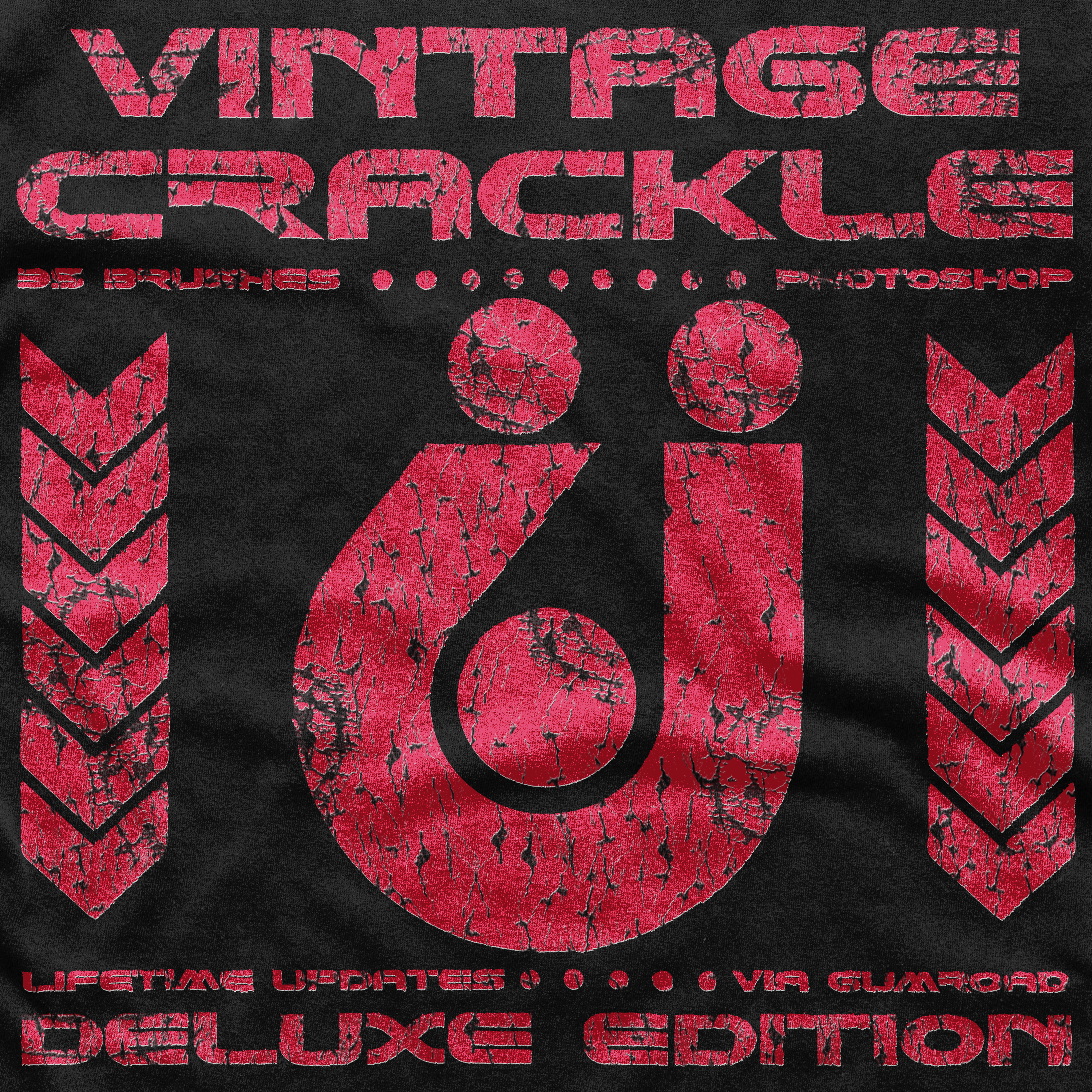 Vintage Crackle Brushes